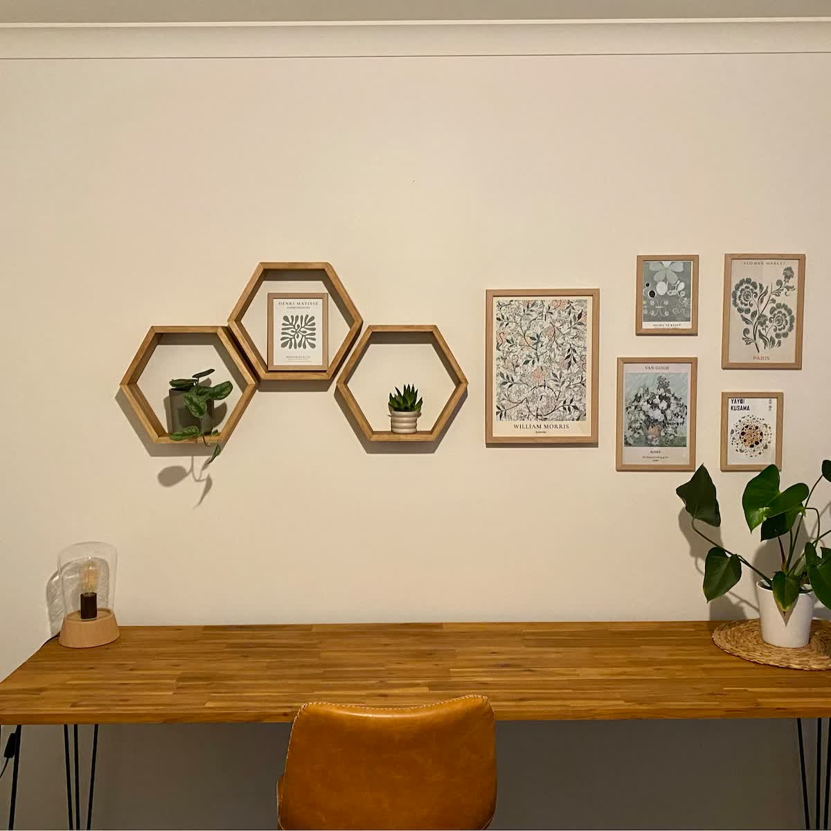 Customer's Wythfield table as a home office desk